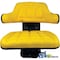 A & I Products Wrap Around Back w/ Arms, YLW Vinyl, 300 lb / 136 kg Weight Limit 23" x18" x10" A-W222YL - alternate 2